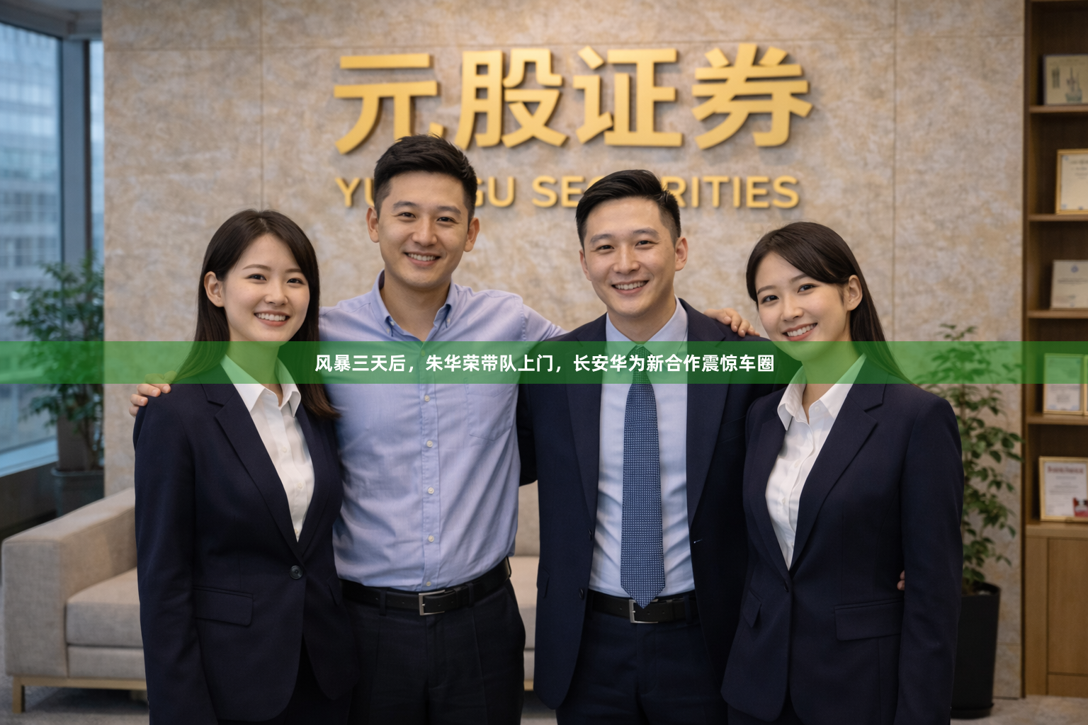 风暴三天后，朱华荣带队上门，长安华为新合作震惊车圈