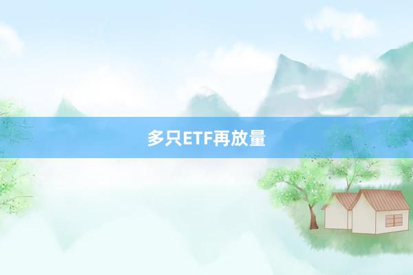 多只ETF再放量