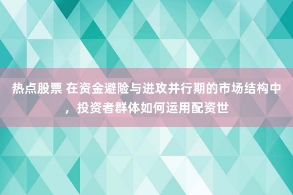 热点股票 在资金避险与进攻并行期的市场结构中，投资者群体如何运用配资世